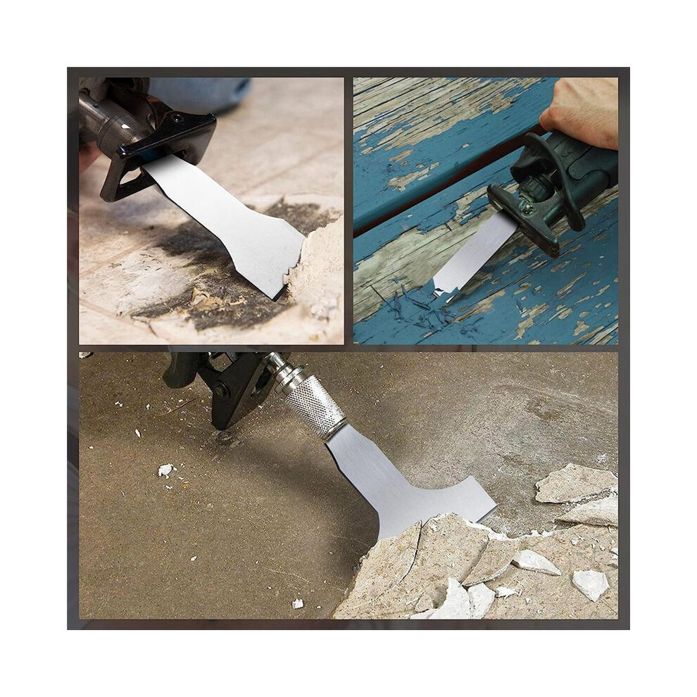 Reciprocating Saw Scraper Blade 4Pcs, Blades Recipro Tools As Attachment Accessories And Adapter For Reciprocating Saw 6033968536964