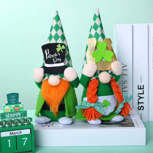 Patricks Day Zwerge Plüsch-Elf für Patricks Day-Damenmodell 1
