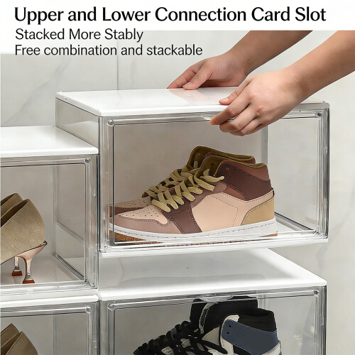 High Quality Transparent Shoe Display Case With-Large noodles 1