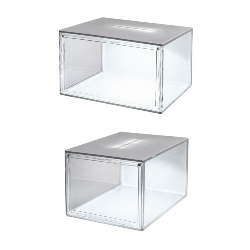 High Quality Transparent Shoe Display Case With-Large noodles 2