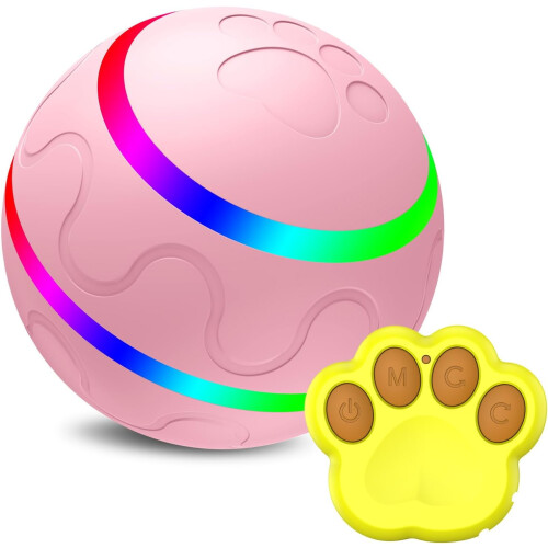 Pet Bouncing Ball Waterproof Remote-Controlled USB