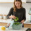 Salad Spinner with Clear Serving Bowl Lettuce Dryer Spinner 4