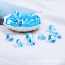 1 Pack Decorative Artificial Crystal Diamond Gems Vase Filler Table Scattering Gemstones for Wedding Party Table Centerpieces