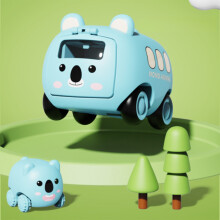 Macchina giocattolo catapulta a forma di animale, mini veicolo a frizione inerziale – Gioco di lancio STEM genitore-figlio e puzzle educativo