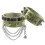 Schwarzes Armband aus PU-Leder mit Quaste 1