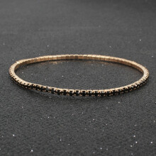 Mehrfarbiges Strass-Stretcharmband für Damen