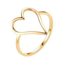 Hartvormige ring van titaniumstaal voor dames, maat 7