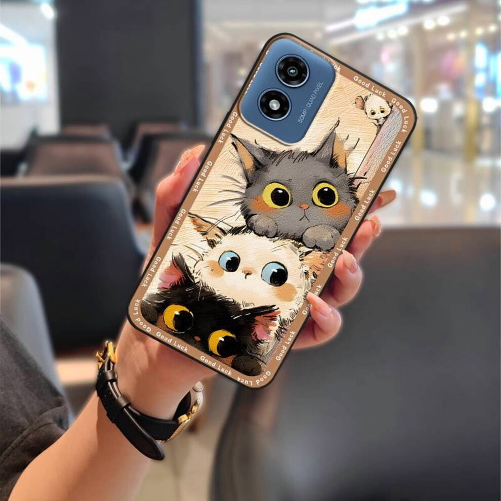 Cartoon Graffiti Silicone Phone Case For Moto G Play 2024/4G/5G Â Full Wrap, Anti-Dust, Waterproof, Anti-Knock 9448483972741
