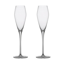 Krystal champagneglas, kapacitet 8,12 oz. Sæt med 2 høje champagneglas til Valentinsdag og Jul.