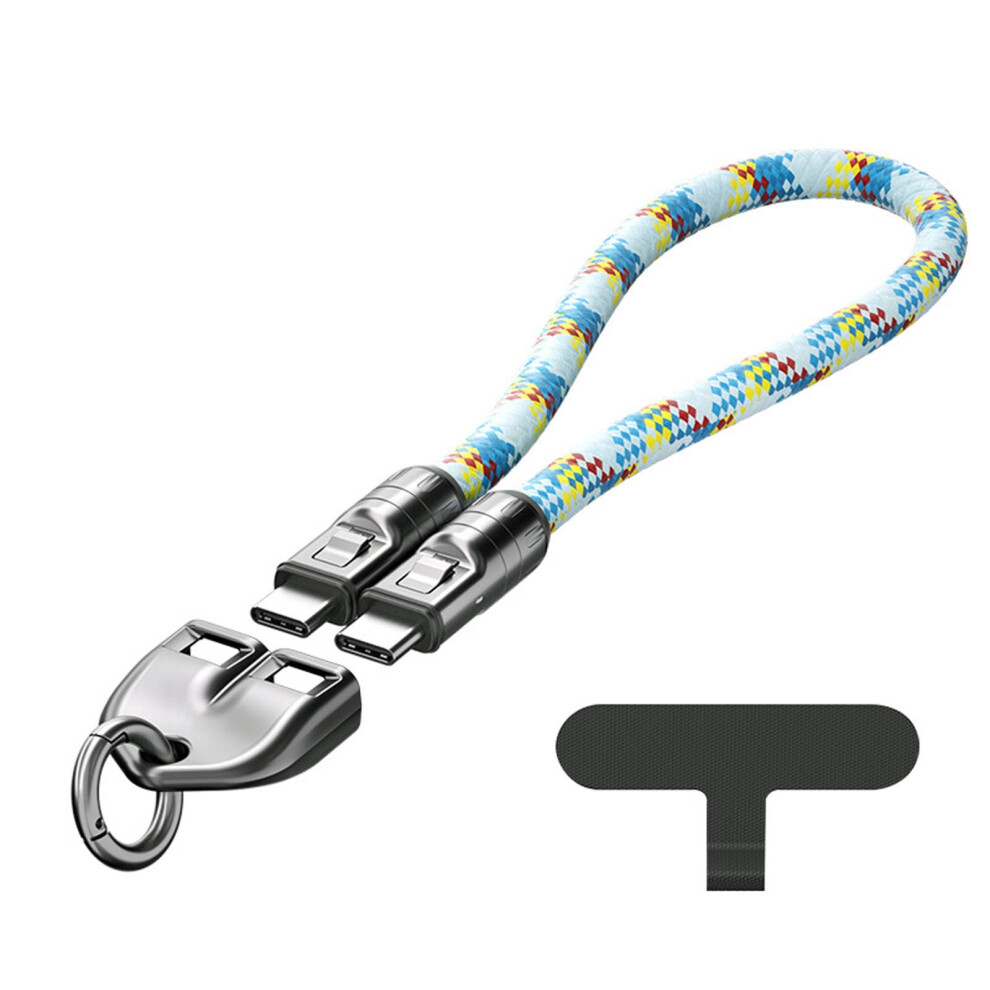 Portable Type C To Type C 240W Fast Charger With Wearable Design For Mobile Devices Convenient Usb C Crossbody & Wrist Strap Solution 9448483437943