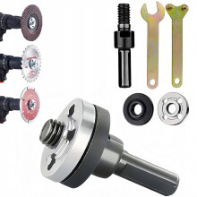 Angle Grinder Attachments Kit: Adapter, Connecting Rod & Shaft for Cutting/Polishing Discs – Compatible with Angle Grinders