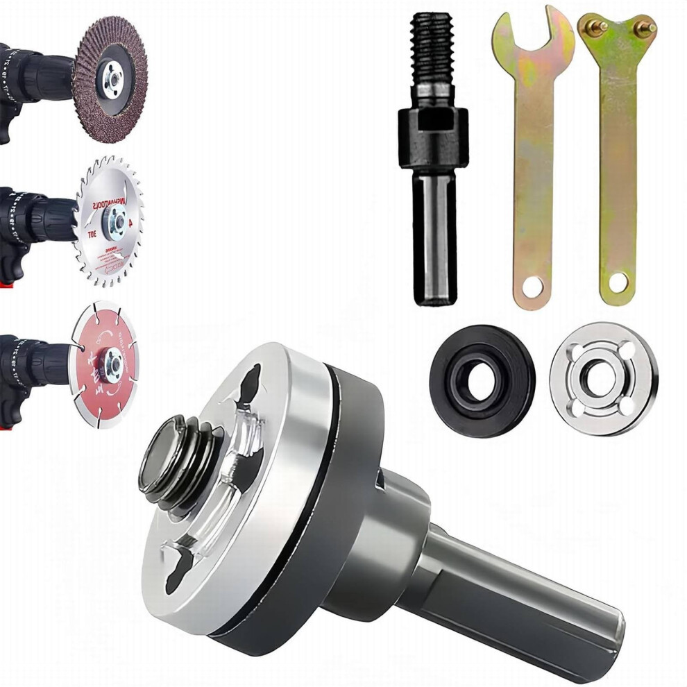 Angle Grinder Attachments Kit: Adapter, Connecting Rod & Shaft For Cutting/Polishing Discs Â Compatible With Angle Grinders 9448483436496