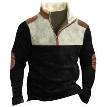 Men's Lightweight Crewneck Sweatshirt Mens Fashion Raglan Sleeve Pullover Sweater Winter Autumn Threaded Neckline Leisure Top Long Sleeve