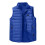 Light Royal Blue Kids' Down Vest 9-Zone Hooded Collared 1