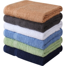 100% Cotton Bath Towel Set (6 pcs), 27x54", Quick-Dry, Super Absorbent, Lightweight, Soft Premium Towels for Bathroom, Gym, Hotel, Spa – Multicolor