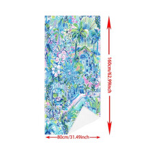 Beach towel, beach style double-sided velvet ultra-fine fiber bath towel