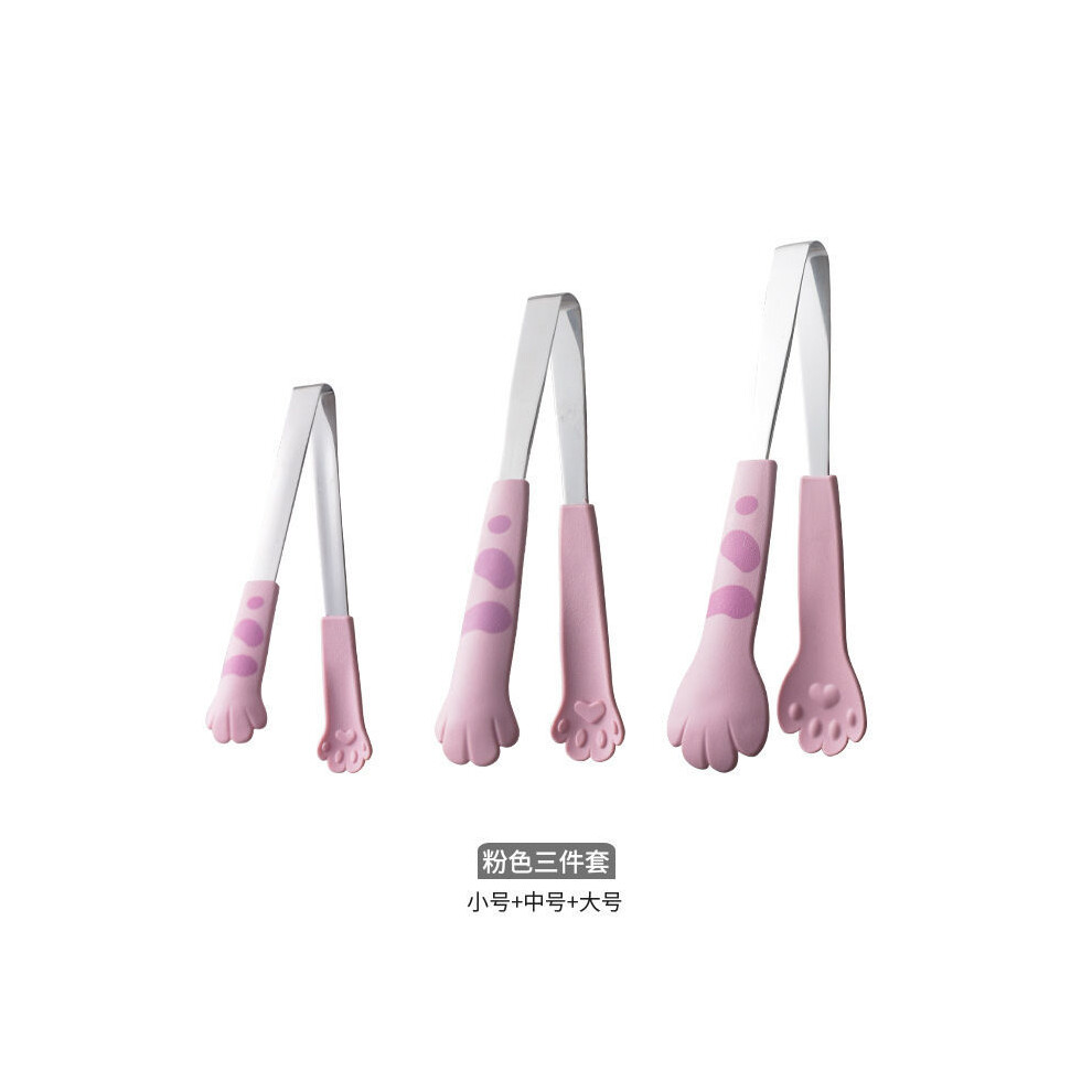 Cute Cat Paw Food Tongs - Creative Salad, Bread, Baking, And Snack Tongs, Keep Hands Clean 9448483975407
