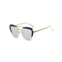 Mote Trendy Overdimensjonerte Cat Eye Solbriller For Damer Retro Streetwear Look