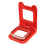 Square Sandwich Cutter Sealer Remove Bread Crust Stainless Steel Kitchen Essentials (Red) 1