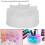Silicone Lipstick Storage Box Mold 14cm Diameter Transparent 9