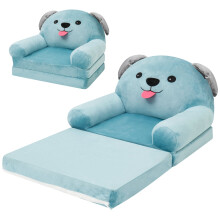 Klappbarer Kleinkinder-Sessel, bequemer, schaumstoffgefüllter Kinder-Lesesessel, umwandelbares Sofa zum Lounge-Sessel für Kinder von 1 bis 4 Jahren