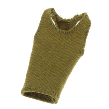 Gilet da donna in scala 1/12, abbigliamento in miniatura, accessori per action figure da 6 pollici, bambola, modello, vestito, verde