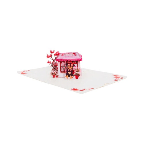 3D Pop-Up Greeting Card with Envelope for Wives & Girlfriends – Unique Magical Visual Experience