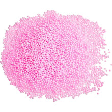 21G Coirníní Cúr Beaga Liathróidí Cúr 2.5-3.5mm le haghaidh Slime Liathróidí Cúr Bándearg Pearl le haghaidh Slime DIY Boscaí Bronntanais