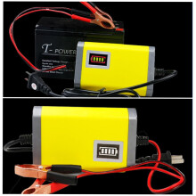 12V Motorcycle Trickle Charger with Overcharge Protection – Compatible with Motorbike Batteries for Road Trips, Travel & Commuting