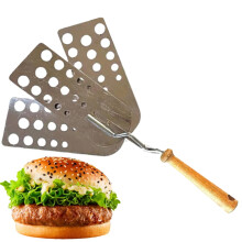 Stainless Steel BBQ Spatula Turner – Heat-Resistant for Burgers, Fish, Cake, Pancakes & Steak