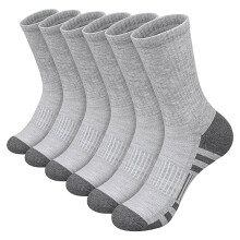 5Pcs Mens Ankle Socks Men's Basketball Socks Solid Color Short Socks Performance Cushioned Men's Athletic Crew Socks with Arch Compression