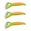 3PCS Premium Antiskid Kitchen Corn Peeler Tool with Comfortable Handle Design 1