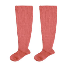 Women's Knee-High Compression Socks for Football, Non-Slip Towel Sole, Watermelon Red, Plus Size, One Size – Compatible with All Sports