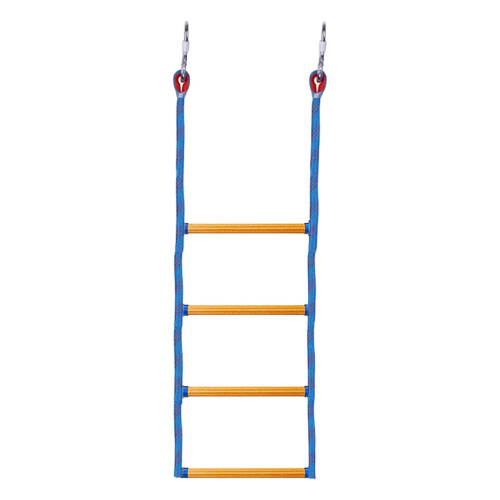 Boat Rope Ladder 4-Step Climbing Ladder for Boating