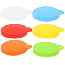 6 Pcs Silicone Can Cover Covers Lids Cat Food Storage Toppers