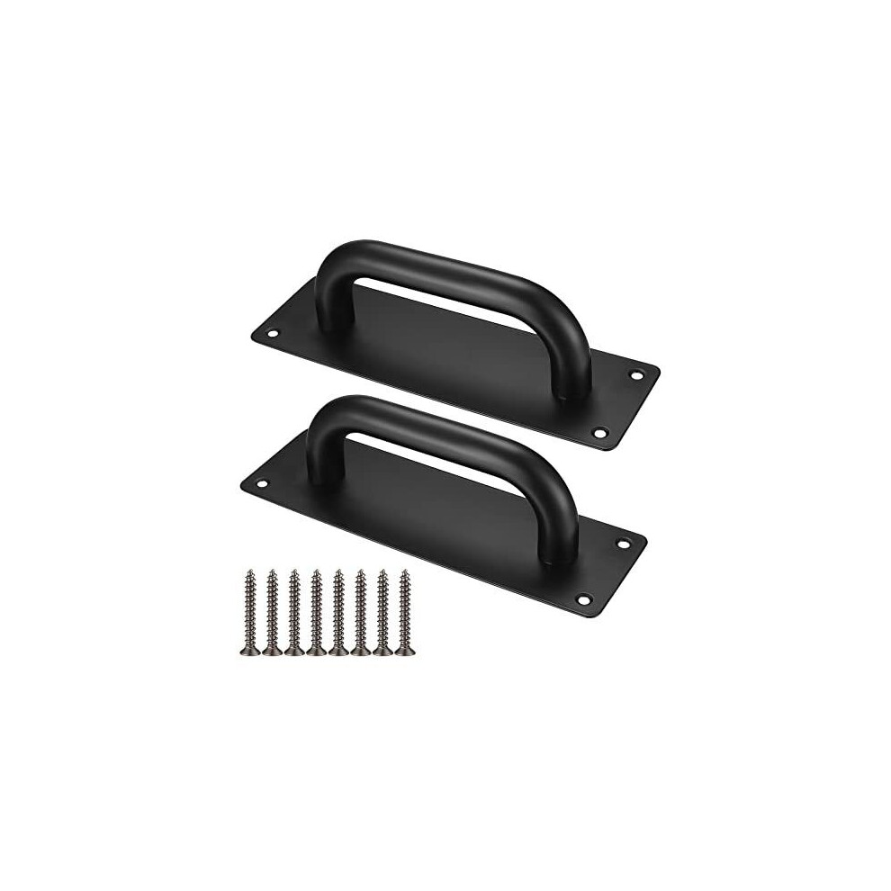 Door Handle Pull Push Door Plate Door Push Plate Handles Heavy Duty Barn Door... 9448483755719