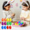 12PCS Easter Plastic Decoration Open Solid Eggs DIY Simulation Eggs Shells for Easter Party Gift Basket Filler Decoration 1