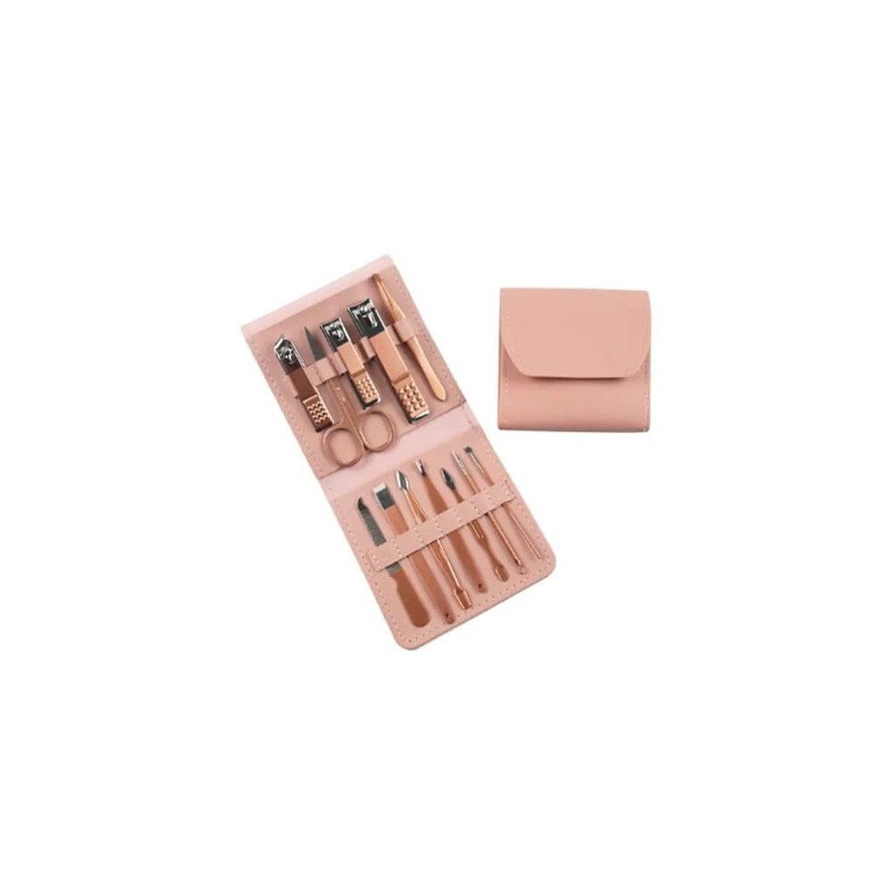 Stainless Steel Pedicure Care Grooming Kit Travel Mini Manicure Set Nail Clipper Kit for Traveling Home Use
