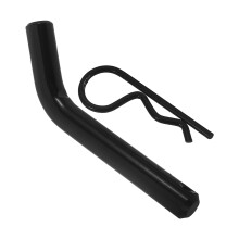 Black Carbon Steel Trailer Hitch Pin Lock Heavy Duty
