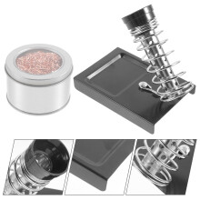 1 Set Soldering Iron Holder Copper Wire Iron For Hobbyists Lifespan Extension 13.0X13.0X8.8In