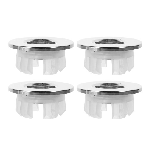 4 Pcs Bathroom Sink Overflow Trim Ring Kitchen Drain Cover Basin Decorative