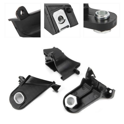 Fiat 500 Left Headlight Bracket Replacement Kit Durable Plastic 2