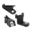 Fiat 500 Left Headlight Bracket Replacement Kit Durable Plastic 14