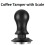 58mm Coffee Tamper Adjustable Depth with Scale Espresso Springs Calibrated Tamping Coffee Distributor 2