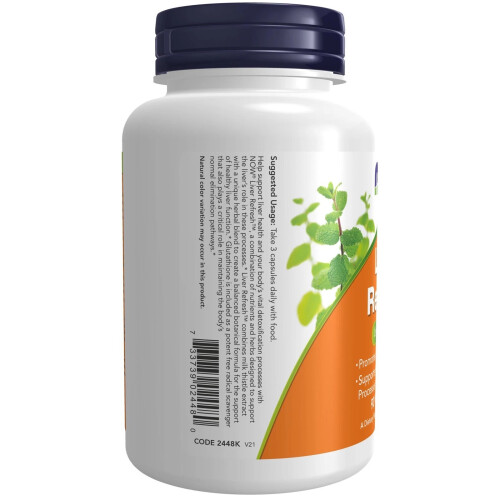 NOW Foods Liver Refresh 90 Capsules  Liver Health & Cleanse 1