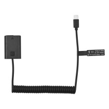NP-FW50 Dummy-Akku mit USB-C-Kabel für Sony A7, A7S, A7R, A6000, RX10 III/IV