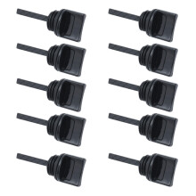 10 Stück schwarze ABS-Ölstandsanzeiger Ersatz für GX160/168F/2KW Benzinmotoren