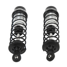 Amortiguadores delanteros de aluminio negro 130 mm/5.1 in, 114 g