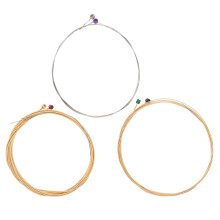 6Pcs Steel Core Phosphor Bronze Guitar Strings for Wound Instruments