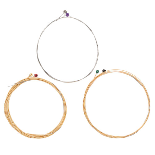 6Pcs Steel Core Phosphor Bronze Guitar Strings for Wound Instruments